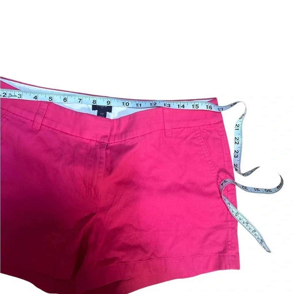 J.Crew Pink Broken-In Chino Shorts Size 10 Cotton Casual Preppy